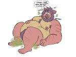  anthro bubblegum_(character) fart fart_cloud fart_fetish gas hi_res male mammal overweight overweight_male slob solo suid suina sus_(pig) venomstench wild_boar 