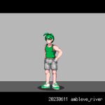  after_transformation ahoge ambleve_river animated areola big_breasts big_butt black_sclera blue_body blue_skin bottomwear bouncing_breasts breast_expansion breasts butt clothing demon digital_media_(artwork) expansion female flying fog footwear gender_transformation green_ahoge_tip green_clothing green_footwear green_hair green_shirt green_shoes green_tank_top green_topwear grey_bottomwear grey_clothing grey_shorts hair horn horned_humanoid huge_breasts humanoid membrane_(anatomy) membranous_wings mtf_transformation navel nipples nude purple_body purple_skin red_eyes shirt shoes shorts solo species_transformation tank_top tattoo thick_thighs topwear transformation white_hair white_tattoo wide_hips wings 
