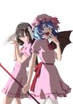  absurdres animal_ears bat_wings highres inaba_tewi rabbit_ears red_eyes remilia_scarlet touhou vampire wings yamete 