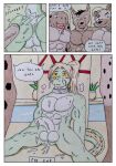  abs absurd_res anthro anus balls bath bathhouse blonde_hair blush blush_lines bodily_fluids breathing brown_body brown_fur brown_penis butt canid canine canis collar collar_only comic comic_panel cum cum_drip cum_in_ass cum_inside cum_on_body cumshot dashthefox detailed_background dragon dripping eastern_dragon ejaculation facial_hair foreskin forked_tongue fu_manchu fur genital_fluids genitals goatee green_body green_eyes grin group hair hi_res huge_pecs hyena jackal male male/male mammal manly muscular muscular_anthro muscular_male mustache nude onomatopoeia pecs penis pillar plant ponytail purple_eyes red_eyes reptile scalie sek-raktaa smile snake sound_effects spots spotted_body spotted_fur spread_legs spreading text thick_penis tired tongue traditional_media_(artwork) vase vein veiny_penis white_penis 
