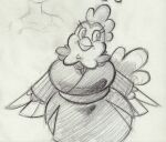  animal_crossing anthro ava_(animal_crossing) avian avian_caruncle beak big_breasts bird bottomwear breasts chicken chubby_anthro chubby_cheeks chubby_female clothing comb_(anatomy) cropped curvy_figure dress eyelashes feather_hands feathers female galliform gallus_(genus) head_crest hi_res huge_thighs looking_aside monochrome neck_tuft nintendo phasianid sketch skirt smile solo squealydealy sweater tail_feathers thick_thighs tight_clothing topwear tuft voluptuous voluptuous_anthro voluptuous_female wide_hips winged_arms wings 