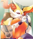  anthro beverage big_breasts braixen breasts brown_hair bubble_tea cellphone clothed clothing digital_media_(artwork) dipstick_tail duo extreme_size_difference female fur generation_6_pokemon hair hands-free_bubble_tea hat headgear headwear hi_res human inner_ear_fluff inside larger_anthro larger_female male mammal markings meme micro micro_in_drink muffin_(furryartexpert) nintendo nipples oral_vore phone phone_charm pokeball pokemon pokemon_(species) pokemon_cafe_remix pokemorph red_eyes signature size_difference smaller_human smaller_male smartphone straw tail tail_markings topwear tuft two_tone_tail unaware unaware_vore uniform vore waiter waiter_suit watermark white_body white_fur wristband yellow_body yellow_fur zantchan zoom_in 