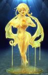  breasts corruption dark_persona highres kantai_collection monster_girl satsuki_(kancolle) slime_(creature) slime_(substance) slime_girl yaizu_tekka 