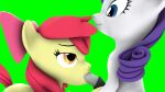  age_difference apple_bloom_(mlp) female feral friendship_is_magic gynomorph hasbro hi_res intersex intersex/female mlpisthebestshow36 my_little_pony rarity_(mlp) younger_female 