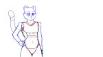  16:9 2d_animation animated anthro big_breasts blush bodily_fluids breast_expansion breast_growth breast_squeeze breasts clothing domestic_cat excessive_lactation expansion felid feline felis female growth hi_res huge_breasts jbgryph lactating looking_pleasured mammal milk navel projectile_lactation short_playtime smile solo swimwear tail tail_motion tailwag wardrobe_malfunction widescreen 