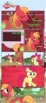  absurd_res accessory apple_bloom_(mlp) barn big_macintosh_(mlp) black_border border bow_ribbon brother_(lore) brother_and_sister_(lore) building duo ears_up earth_pony eavesdropping equid equine estories female fence feral friendship_is_magic frown hair_accessory hair_bow hair_ribbon hasbro hi_res hooves horse looking_back male mammal my_little_pony open_mouth plant pony raised_hoof ribbons sibling_(lore) sister_(lore) smile sweet_apple_acres tree white_fence 