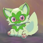  anthro domestic_cat felid feline felis generation_9_pokemon hi_res mammal nintendo pokemon pokemon_(species) solo sprigatito 