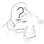  ambiguous_gender anon canid canine canis clothed clothing digital_media_(artwork) duo embrace eyes_closed female_(lore) feral fur happy hug human love mammal petting simple_background sketch sleeping smile trinket_(artist) white_background wolf 