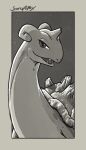  anime_eyes anthro big_eyes black_and_white cartoon_eyes cosmic_background eye_contact generation_1_pokemon head_horn horn lapras looking_at_another looking_at_viewer monochrome night_time nintendo pokemon pokemon_(species) scalie sketch sky softailfox solo star starry_background starry_sky unfinished 