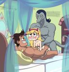 anal anthro disney dzk female genitals group hi_res human lizard male male/female mammal mewman muscular muscular_anthro muscular_male penis rafael_diaz reptile scalie star_butterfly star_vs._the_forces_of_evil toffee_(svtfoe) trio vein veiny_penis 