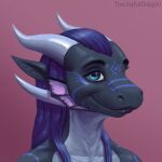  1:1 bust_portrait dragon headshot_(disambiguation) male portrait thejoyfuldragon 