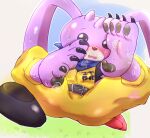  4_toes bandai_namco barefoot blush bodily_fluids clothed clothing digimon digimon_(species) feet foot_fetish foot_focus footwear hindpaw male onechan pawpads paws shoes shoes_removed soles solo sweat sweaty_feet toes turuiemon 