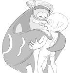  :3 ambiguous_gender animal_humanoid anthro batoid big_man_(splatoon) blep butt cephalopod cephalopod_humanoid duo embrace fish hi_res hug humanoid inkling male male/ambiguous manta_ray marine marine_humanoid mollusk mollusk_humanoid nintendo nude saba_subdup splatoon stingray suggestive_pose tongue tongue_out 