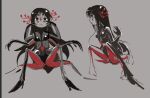  2021 alternate_species animal_humanoid arachnid arachnid_humanoid arachnid_taur arthropod arthropod_humanoid arthropod_taur dokudrinker female homura_akemi humanoid mahou_shoujo_madoka_magica multi_eye puella_magi solo spider spider_humanoid spider_taur taur 