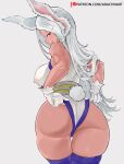  animal_humanoid arachnart big_breasts big_butt breasts butt female hi_res humanoid lagomorph lagomorph_humanoid leporid_humanoid looking_at_viewer looking_back looking_back_at_viewer mammal mammal_humanoid miruko my_hero_academia nipple_outline rabbit_humanoid 