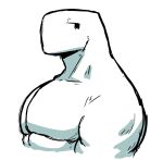  anthro dinosaur dynogreeno hi_res largo_(dynogreeno) male muscular muscular_anthro muscular_male pecs reptile scalie shirtless shirtless_male solo white_body 