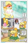  absurd_res animal_crossing anthro appliance bathroom bed bedroom blouse bottomwear breasts canid canine canis clothing comic crushpepper diary digby_(animal_crossing) domestic_dog duo female furniture genitals hi_res incest_(lore) isabelle_(animal_crossing) male mammal masturbation nintendo panties pussy shirt shorts shower skirt text topwear underwear voyeur washing_machine 