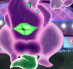  anus balls big_balls big_butt big_penis butt digital_media_(artwork) dragon dynamax erection eye_contact female generation_6_pokemon genitals glowing glowing_eyes glowing_genitalia glowing_penis goodra green_eyes green_penis hi_res huge_penis looking_at_another looking_at_viewer looking_back macro male nintendo nude penis pokemon pokemon_(species) presenting presenting_hindquarters presenting_pussy pussy simple_background slime solo spreading tail thick_thighs xenolith0 