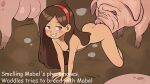  bestiality brown_hair butt disney domestic_pig female feral gravity_falls group hair human mabel_pines male male/female mammal mangamaster mud nipples nude on_ground red_hairband suid suina sus_(pig) waddles_(gravity_falls) young 