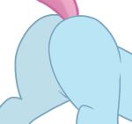  blue_body blue_skin butt earth_pony equid equine fan_character female friendship_is_magic hasbro horse mammal my_little_pony pink_tail pony presenting presenting_hindquarters solo tail tank_legendary_man water_lilly 