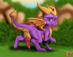  activision anus butt feral genitals hi_res knot looking_at_viewer male markings moon_pearl penis pouting scale_markings scales signature solo spyro_the_dragon succubi_samus 