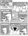  &gt;_&lt; ambiguous_gender antennae_(anatomy) anthro arthropod bodily_fluids border bottomless bubble clothed clothing comic daniel_toke dialogue duo english_text eyes_closed female_(lore) frown greyscale hand_holding hi_res hoodie hoodie_only human iconography insect lepidopteran looking_at_another male mammal mivliano_10-c monochrome moth motion_lines scared shaking shane_frost speech_bubble sweat sweatdrop symbol teeth text topwear topwear_only triangle_(shape) white_border worried 