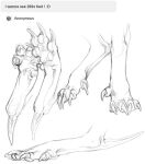  266 5_toes biped black_and_white claws enderman feet foot_fetish foot_focus heel_claw humanoid lilaira long_feet male microsoft minecraft mojang monochrome multiple_images not_furry pawpads simple_background sketch soles solo toe_claws toes tumblr_ask xbox_game_studios 