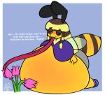  antennae_(anatomy) anthro arthropod arthropod_abdomen bee belly belly_expansion belly_inflation bie_(beefuccer) big_belly big_breasts big_butt black_sclera blush bottomwear breasts brown_hair butt clothed clothing dialogue expansion female flower foamytail footwear fur glistening glistening_belly hair hand_on_own_belly hands_on_belly hi_res huge_breasts huge_butt huge_thighs hymenopteran hyper hyper_belly hyper_breasts inflation insect liquid_inflation long_tongue lying multicolored_hair neck_tuft on_front pink_flower plant purple_eyes resting_on_belly shirt shoes shorts simple_background smile solo striped_hair text thick_thighs tight_clothing tight_shirt tight_topwear tongue topwear tuft wings yellow_body 