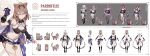  1girl a-pose absurdres animal animal_ears bad_source bare_legs black_socks blue_eyes brown_cat can_(honkai_impact) cat cat_ears cat_girl cat_tail character_name concept_art english_text highres honkai_(series) honkai_impact_3rd light_brown_hair navel official_art one_eye_closed pardofelis_(honkai_impact) pink_cat pink_hair red_cat red_hair short_hair_with_long_locks socks tail white_hood 