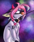  anthro bdsm canid canine canis collar dewdropsol_(character) domestic_dog food fruit gag goallonely halloween hi_res holidays male mammal plant pumpkin riding_crop solo solo_focus submissive submissive_male whip 
