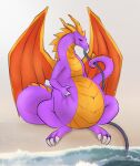  activision belly big_belly digital_media_(artwork) dragon feral hi_res horn hose hose_in_mouth hose_inflation hyper hyper_belly inflatable inflation invalid_tag liquid_inflation male nneru_em outside overweight overweight_male simple_background solo spyro spyro_the_dragon water water_inflation wings 
