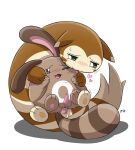 &lt;3 &lt;3_eyes anal anal_penetration balls blush bodily_fluids brown_body brown_fur chair_position duo feral feral_on_feral feral_penetrated feral_penetrating feral_penetrating_feral from_behind_position fur furret generation_2_pokemon genital_fluids genitals hi_res kimono_kemono male male/male male_penetrated male_penetrating male_penetrating_male nintendo penetration penile penile_penetration penis penis_in_ass pokemon pokemon_(species) precum saliva saliva_string sentret sex simple_background striped_body striped_fur stripes sweat tapering_penis tongue tongue_out white_background 