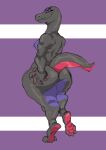  absurd_res anthro butt female generation_7_pokemon hi_res kemono_mashin nintendo pokemon pokemon_(species) salazzle squish 