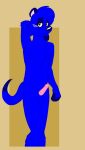  blue_body blue_fur blush domestic_ferret erection fur male mammal mustelid musteline orion_(tabbiewolf) tabbiewolf true_musteline weasel 