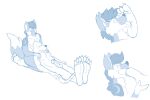  2023 4_toes anthro balls blue_and_white bodily_fluids cale_(alonelywolf44) canid canine canis claws countershade_fur countershade_neck countershading duo erection eyes_closed feet fluffy fluffy_tail foot_fetish foot_focus foot_in_mouth foot_lick foot_play fur genitals greeb_(artist) hair humanoid_genitalia humanoid_hands humanoid_penis internal kneeling licking long_tail looking_down male male/male mammal master_splinter monochrome murid murine nude open_mouth penis prick_ears rat rodent savior short_hair sitting smiling_at_partner snout soles tail teenage_mutant_ninja_turtles toe_claws toe_curl toes tongue tongue_out unconscious whiskers wolf wrinkle wrinkled_feet wrinkled_soles wrinkles 