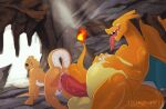  2_penises all_fours anal anal_penetration animal_genitalia animal_penis anthro balls belly big_balls big_belly big_penis charizard dragon duo fire flaming_tail generation_1_pokemon genitals hemipenes hi_res huge_penis hybrid hyper hyper_genitalia hyper_penis male male/male mammal membrane_(anatomy) membranous_wings multi_genitalia multi_penis mustelid nintendo nude orange_body orange_scales otter overweight overweight_anthro overweight_male penetration penile penile_penetration penis penis_in_ass pokemon pokemon_(species) scales scalie size_difference smaller_penetrated tail tongue tongue_out wings xxbrewbeastxx 