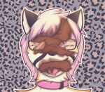  ambiguous_gender anthro cheetah chisoku eating_feces eyewear feces feces_on_face felid feline glasses male mammal scat scaty solo 