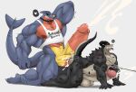  &lt;3 2_penises anatake anthro balls barazoku bethesda_softworks big_balls big_muscles big_penis biped bodily_fluids cum cum_in_ass cum_inside deathclaw digital_media_(artwork) duo ejaculating_cum ejaculation_while_penetrated erection fallout garchomp generation_4_pokemon genital_fluids genital_piercing genitals hi_res horn huge_balls huge_muscles huge_penis hyper hyper_balls hyper_genitalia hyper_penis male male/male male_penetrated male_penetrating male_penetrating_male multi_genitalia multi_penis muscular muscular_anthro muscular_male nintendo nipple_piercing nipples nude open_mouth pecs penetration penis penis_piercing piercing pokemon pokemon_(species) saliva saliva_string sex simple_background size_difference smile vein 