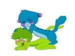  anal anal_penetration blue_body blue_fur blush body_blush doggystyle duo ear_blush eyes_closed feral feral_on_feral feral_penetrated feral_penetrating feral_penetrating_feral from_behind_position fur gecko green_body green_eyes green_hair hair hasbro herpestid littlest_pet_shop littlest_pet_shop_(2012) lizard low_res lu-lucario male male/male male_penetrated male_penetrating male_penetrating_male mammal mongoose penetration reptile scalie sex shoulder_blush simple_background sunil_nevla tongue tongue_out vinnie_terrio white_background 