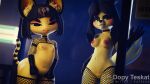  alternate_hairstyle animal_crossing ankha_(animal_crossing) anthro bedroom_eyes black_hair blush breasts canid canine canis clothing domestic_cat domestic_dog duo felid feline felis female fishnet fishnet_clothing fishnet_legwear fishnet_topwear flat_chested genitals gloves goth hair handwear hi_res isabelle_(animal_crossing) legwear looking_at_viewer mammal markings narrowed_eyes navel nintendo nude pussy sashacakes seductive shih_tzu short_stack small_breasts striped_markings striped_tail stripes tail tail_markings thick_thighs thong tongue tongue_out topwear toy_dog underwear wide_hips yellow_body 