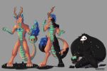  absurd_res anthro changed_(video_game) clothing dragon eastern_dragon haodz hi_res latex male puro_(changed) rubber rubber_clothing rubber_suit solo transformation 