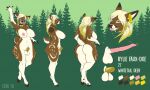  2018 5:3 animal_genitalia animal_penis anthro balls big_balls big_breasts blonde_hair breasts capreoline cervine_genitalia cervine_penis chastity_cage chastity_device collar deer ear_tag english_text feet forest forest_background genital_piercing genitals gesture glans_piercing gold_(metal) gold_chastity_cage gold_chastity_device gynomorph hair hooves intersex mammal model_sheet nature nature_background penis penis_piercing piercing plant rear_view rylie_(whiskeytangofur) side_view slur solo text thick_thighs three-quarter_view toes tree underhoof waving waving_at_viewer white-tailed_deer wide_hips 