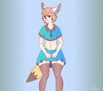  adult animated anthro balls canid canine canis clothed clothing domestic_dog fennec fox fur furry genitals girly hair male male/male mammal nsfw nude penis selles short_playtime solo 