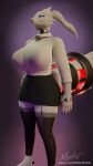  3d_(artwork) anthro blender_(software) clothed clothing digital_media_(artwork) dragon female fur generation_5_pokemon hi_res hiddenmask18 legendary_pokemon lingerie looking_down mature_female nintendo pokemon pokemon_(species) reshiram scalie secretary solo 