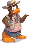  absurd_res alpha_channel avian bird bottomwear brown_belt brown_hair clothed clothing club_penguin female full-length_portrait grey_bottomwear grey_clothing grey_headwear grey_jacket grey_skirt grey_topwear hair hand_on_hip hat headgear headwear hi_res jacket long_hair looking_at_viewer official_art open_clothing open_jacket open_mouth open_topwear penguin pink_clothing pink_shirt pink_topwear ponytail portrait puffle_handler shirt short_sleeves skirt solo topwear unknown_artist upper_teeth_only whistle_around_neck 
