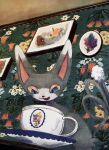  0pao ambiguous_gender container cup feral generation_4_pokemon glameow hi_res nintendo painting_(object) pokemon pokemon_(species) solo tea_cup 