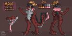  dragon eastern_dragon forked_tongue fur furry_tail hi_res horn invalid_tag model_sheet sapphicslob scalie tail tongue tongue_out whiskers 