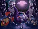  clone delga hi_res kuromaru male manmal monster_(game) munklock rockwolf_(character) tentacles womb_tattoo 