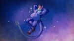  2023 anthro asian_mythology aurelion_sol_(lol) balls belly blue_body claws digital_media_(artwork) dragon erection floating genitals hi_res humanoid humanoid_genitalia league_of_legends looking_at_viewer male musclegut muscular mythology nipples nude penis riot_games scalie slightly_chubby solo space star tail ultra_vermin 