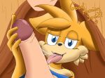  anthro blue_body blue_eyes blue_fur bodily_fluids canid canine duo erection fellatio first_person_view fox foxkai fur genitals hi_res licking male male/male mammal miles_prower oral orange_body orange_fur penile penis penis_lick pov_blowjob pov_handjob saliva sega sex solo_focus sonic_the_hedgehog_(series) tongue tongue_out 